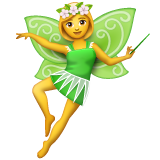 Whatsapp design of the woman fairy emoji verson:2.23.2.72
