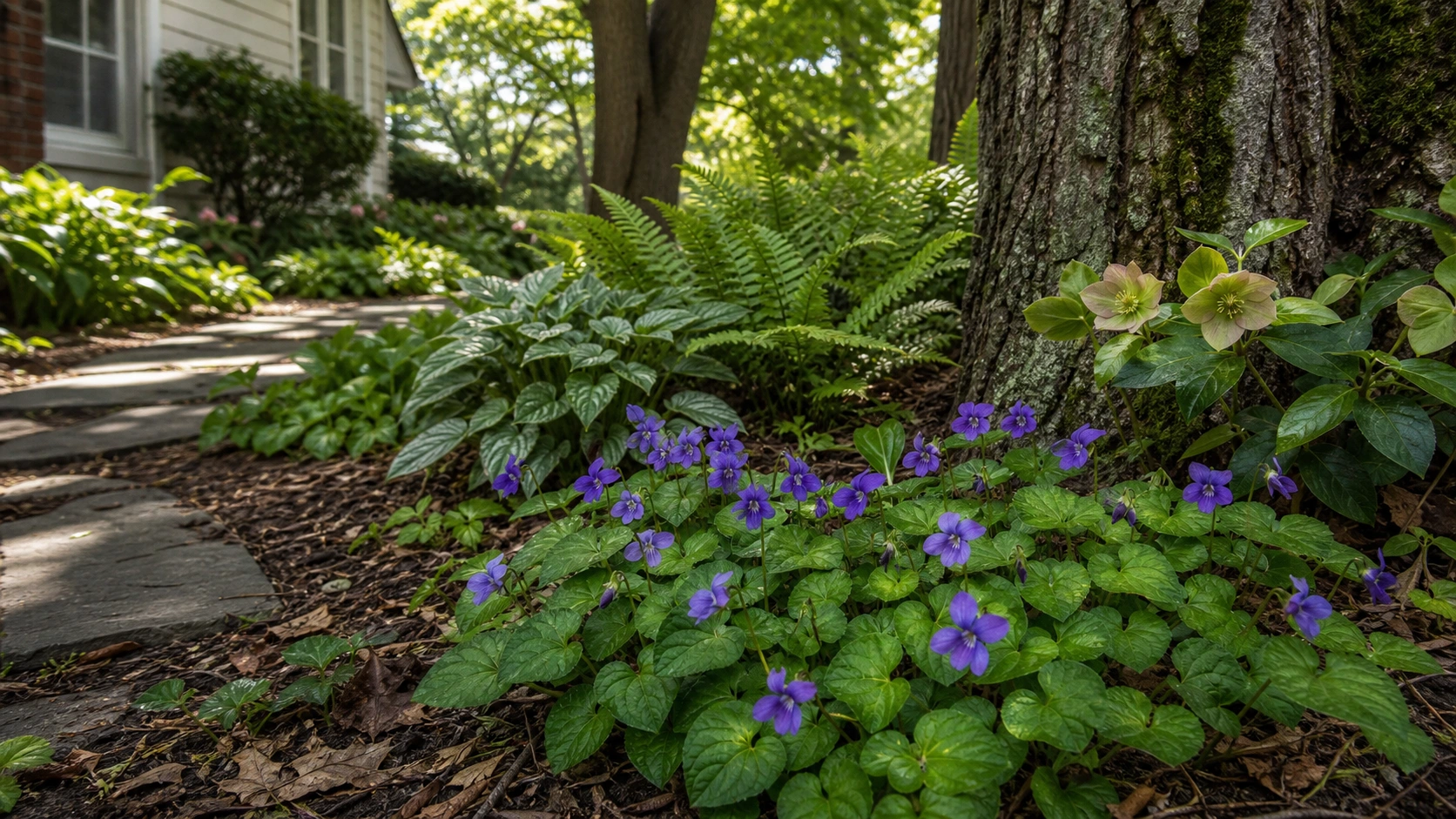 35 Plants That Fill Bare, Dry Shade Where Grass Refuses to Grow