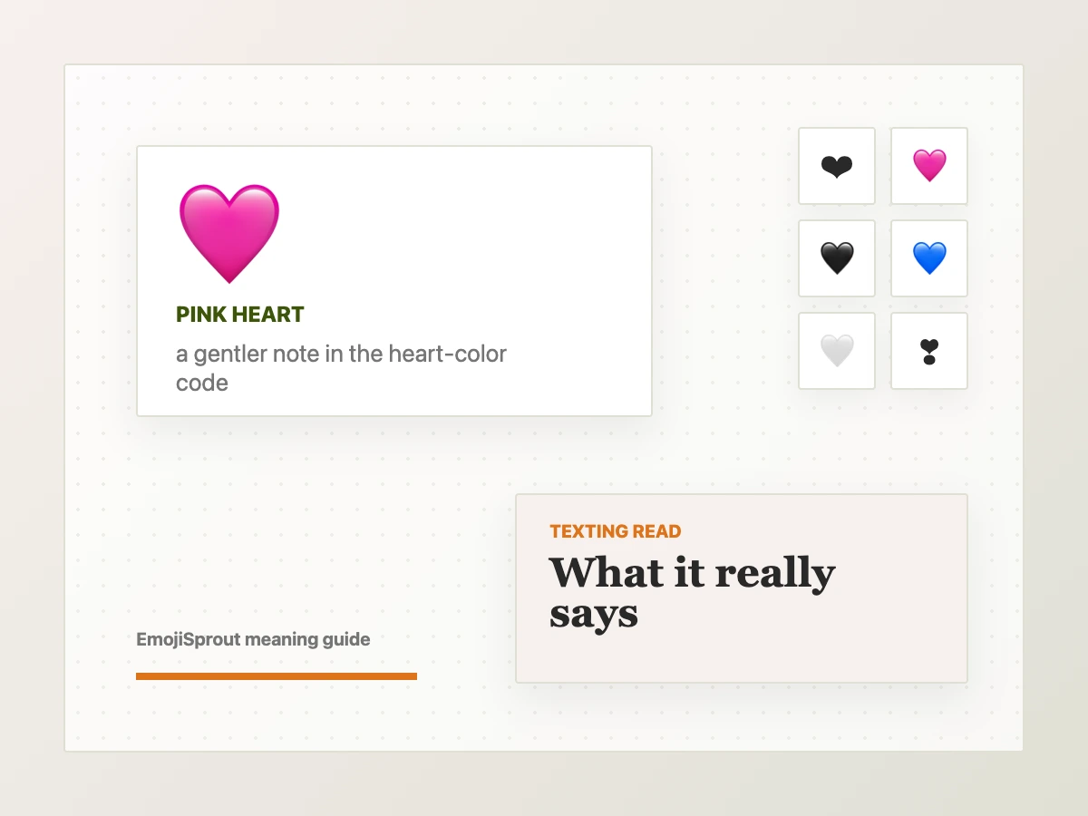 🩷 Pink Heart Emoji Meaning – From Girl & Guy