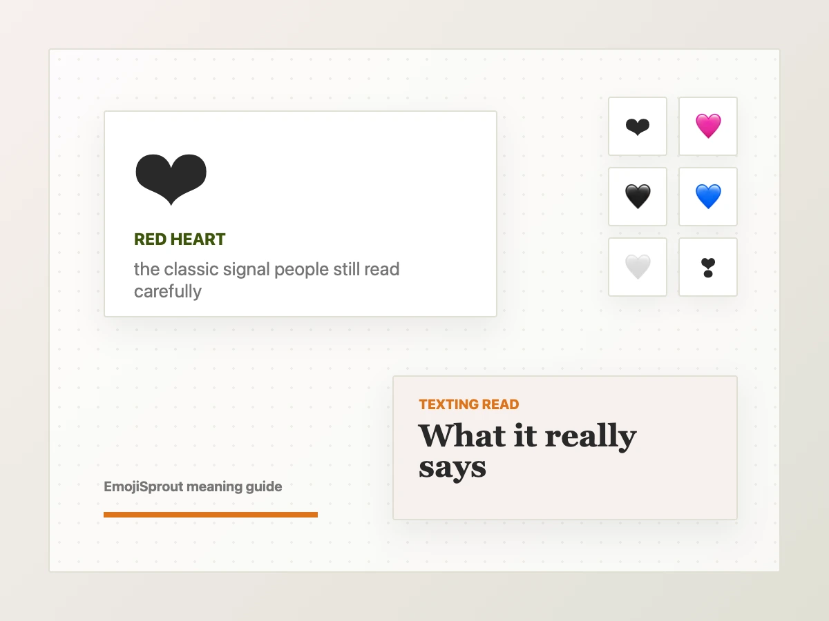 ❤ Red Heart Emoji Meaning – From Girl & Guy