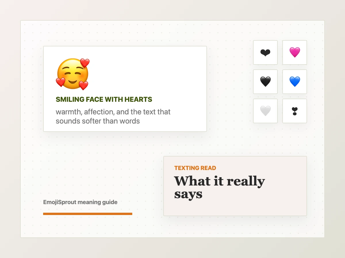 🥰 Smiling Face With Hearts Emoji Meaning – From Girl & Guy